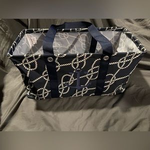 Thirty-One Large Utility Tote - Roped In “Anchor”